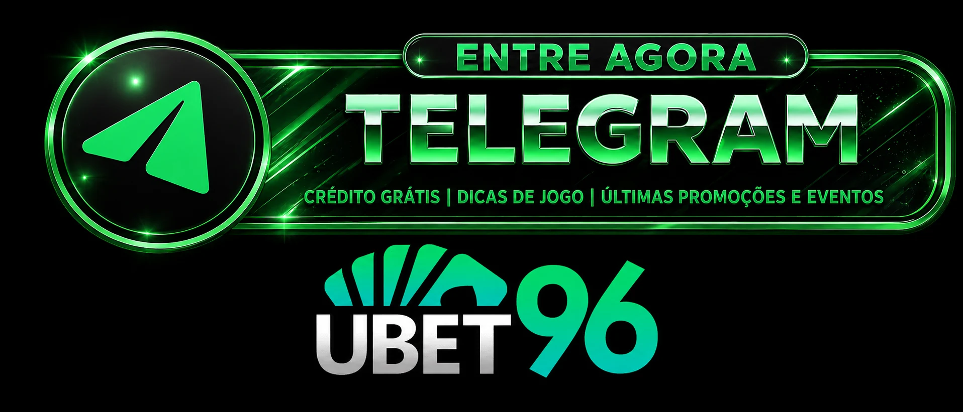 Siga o UBET96 no Telegram para bonus e novidades